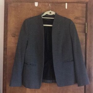 JCrew, going out blazer, size 10, charcoal gray, gently worn